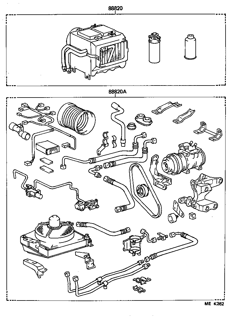  HIACE TRUCK |  HEATING AIR CONDITIONING SET