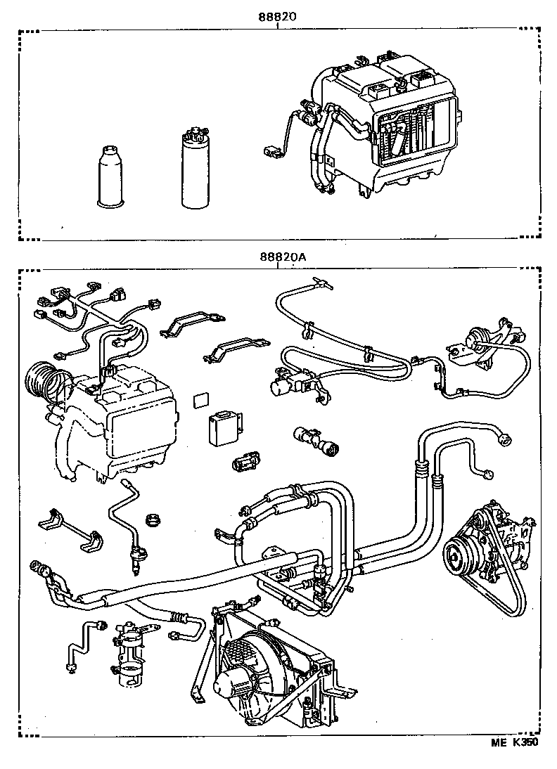  TOYOACE DYNA |  HEATING AIR CONDITIONING SET