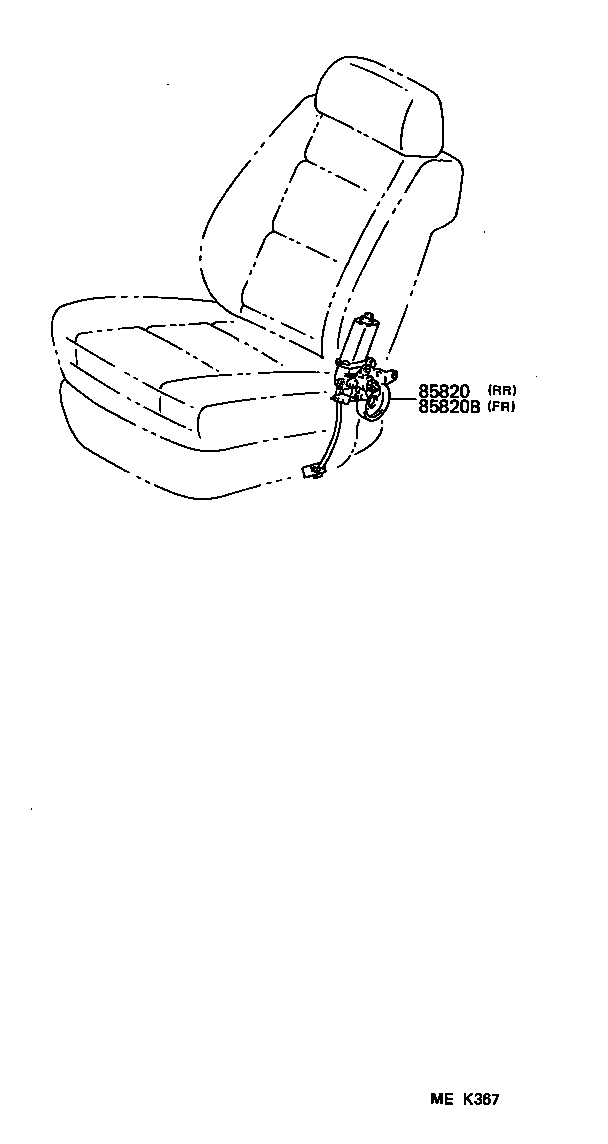  HIACE VAN WAGON |  SEAT MOTOR SEAT HEATER