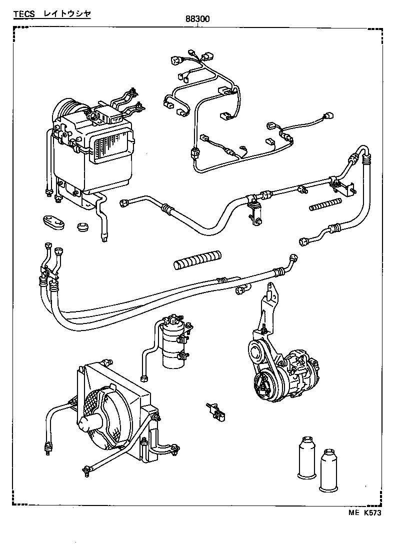  TOYOACE DYNA |  HEATING AIR CONDITIONING SET