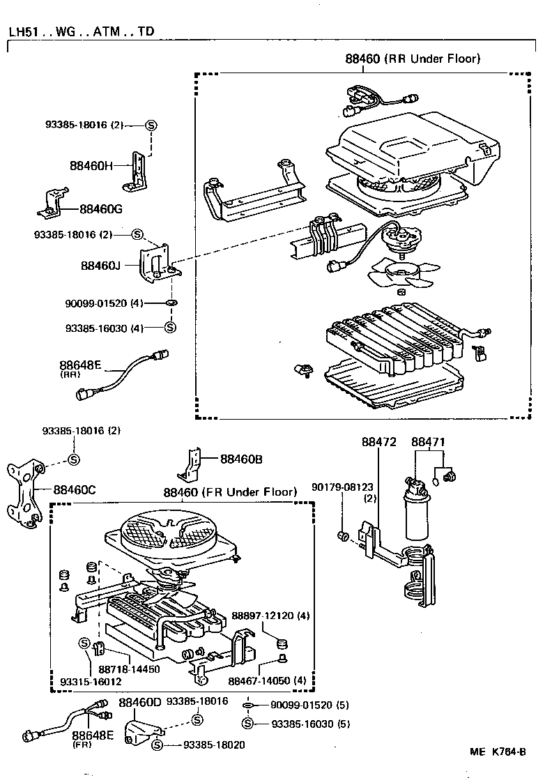  HIACE VAN WAGON |  HEATING AIR CONDITIONING COOLER PIPING