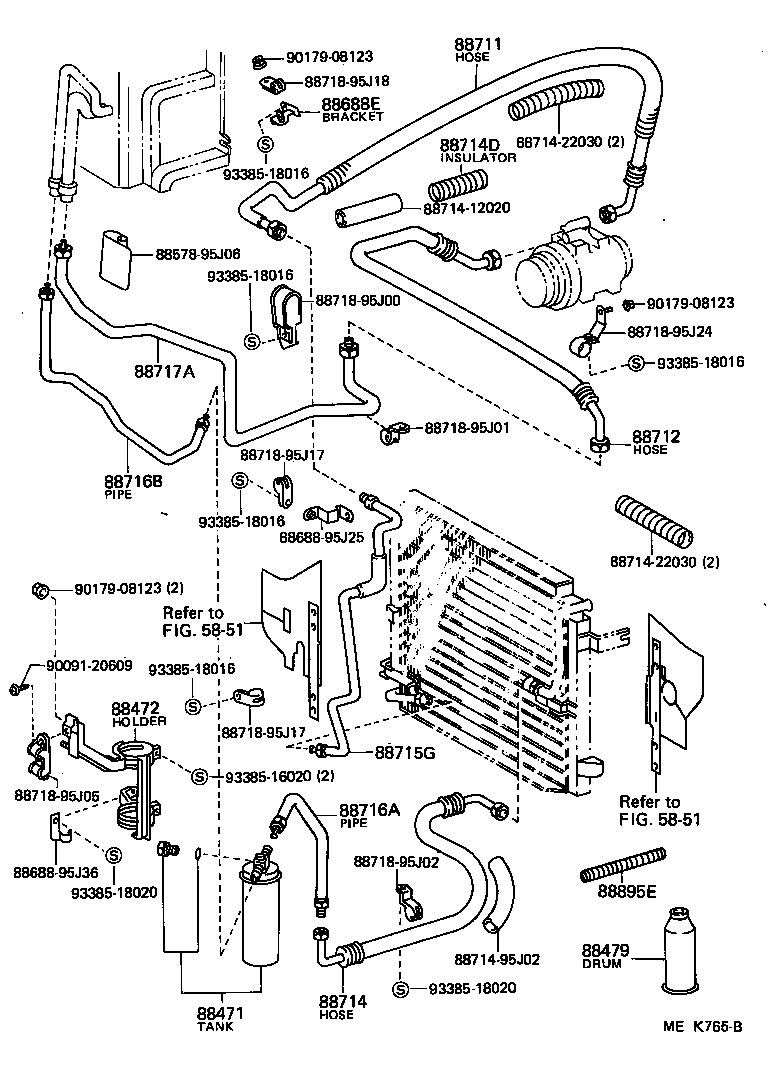  HIACE VAN WAGON |  HEATING AIR CONDITIONING COOLER PIPING