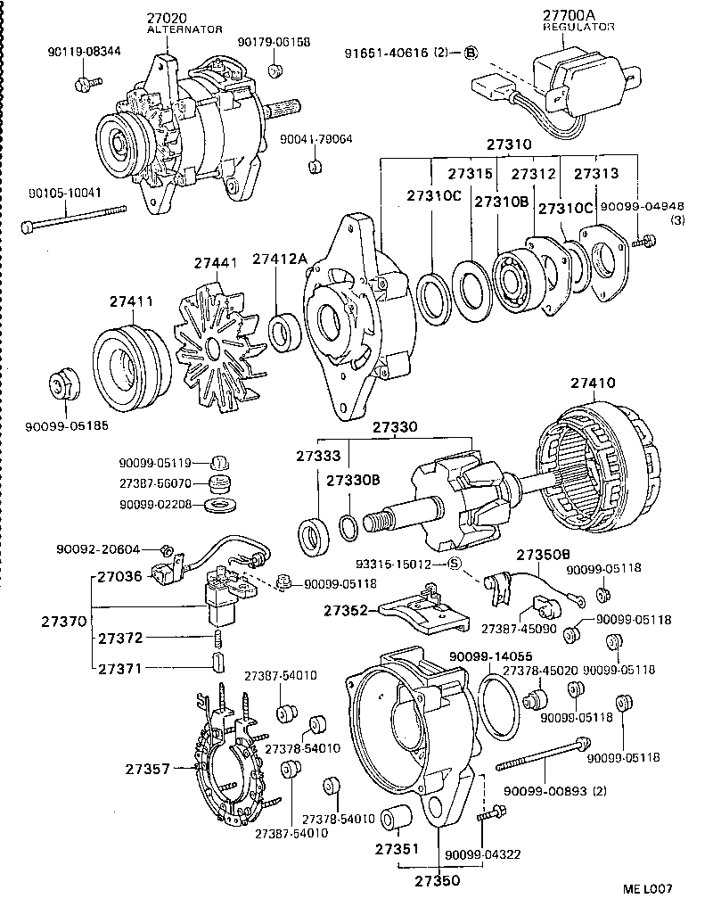 DYNA TOYOACE |  ALTERNATOR