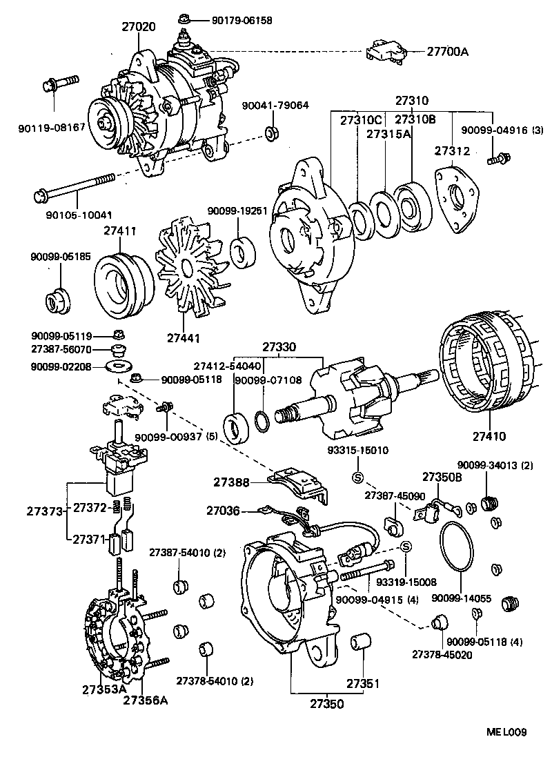  DYNA TOYOACE |  ALTERNATOR