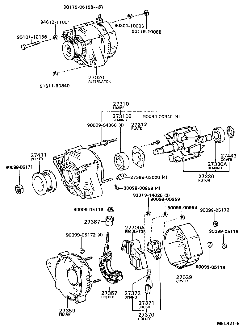  TOWN MASTERACE V WG |  ALTERNATOR