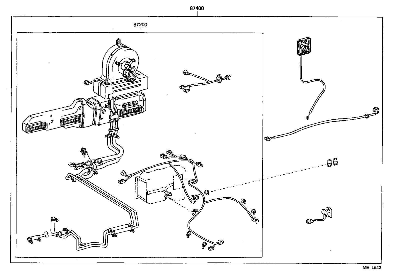  HIACE VAN WAGON |  HEATING AIR CONDITIONING SET