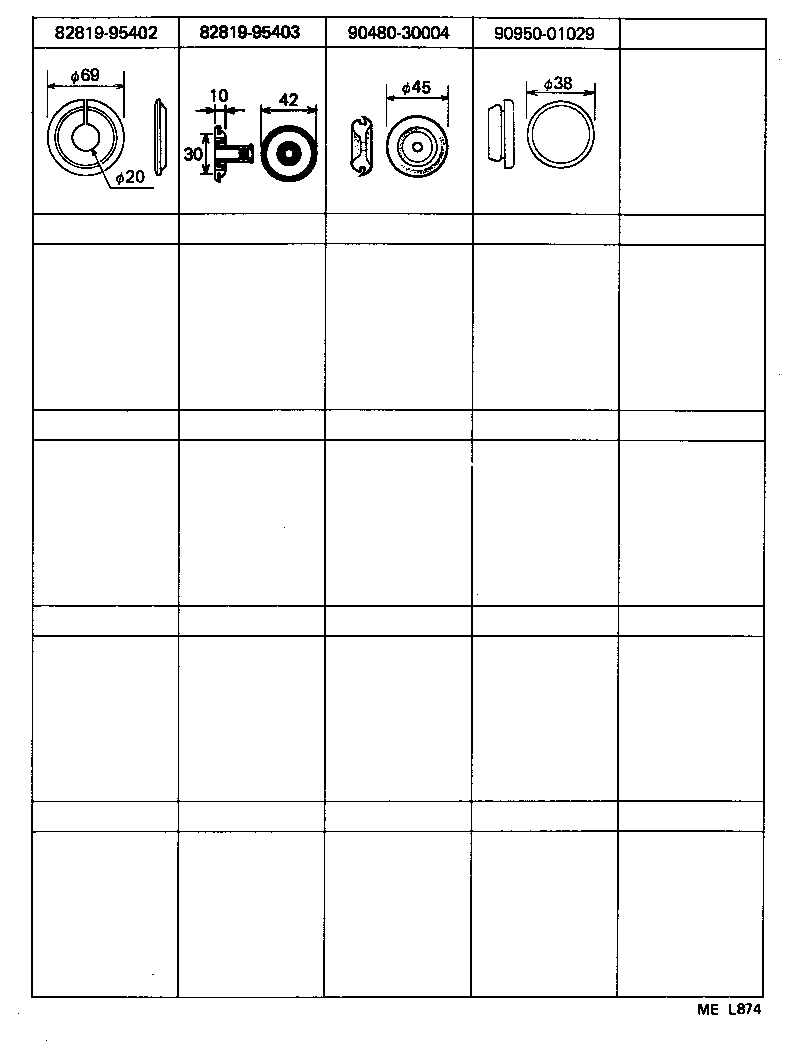  HIACE TRUCK |  WIRING CLAMP