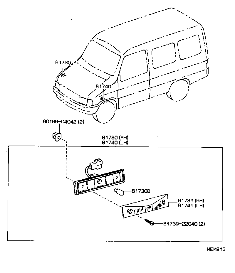  DELIBOY |  SIDE TURN SIGNAL LAMP OUTER MIRROR LAMP