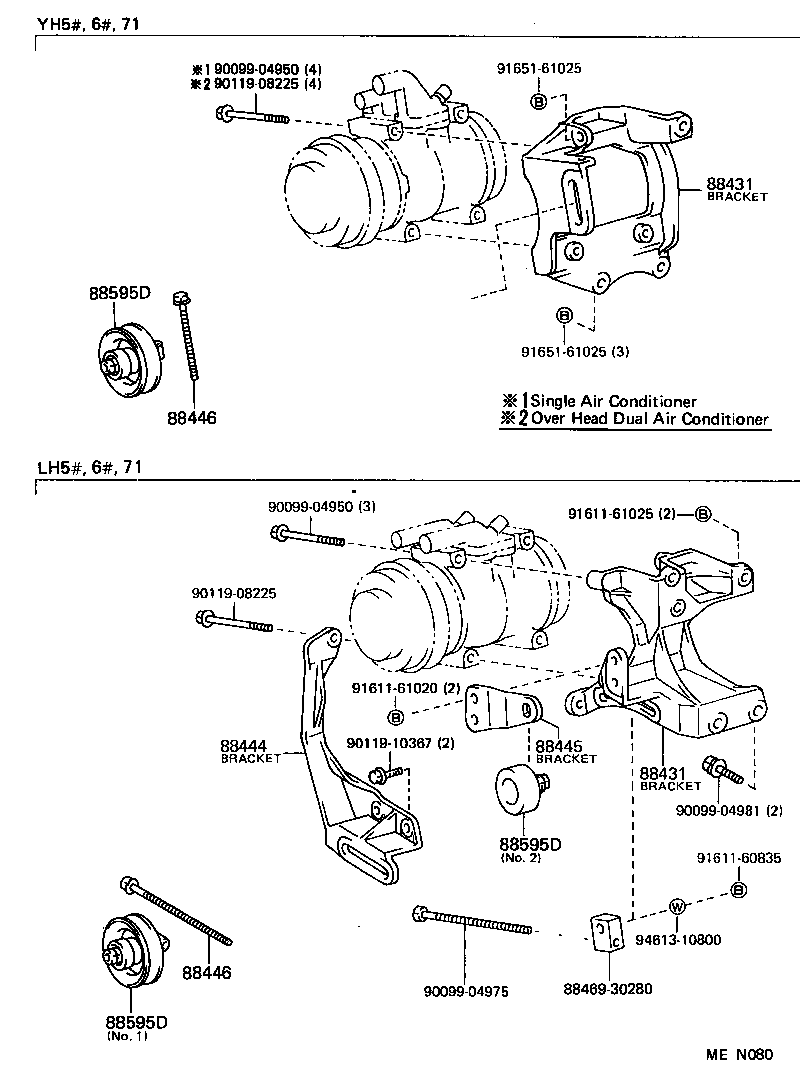 HIACE VAN WAGON |  HEATING AIR CONDITIONING COMPRESSOR