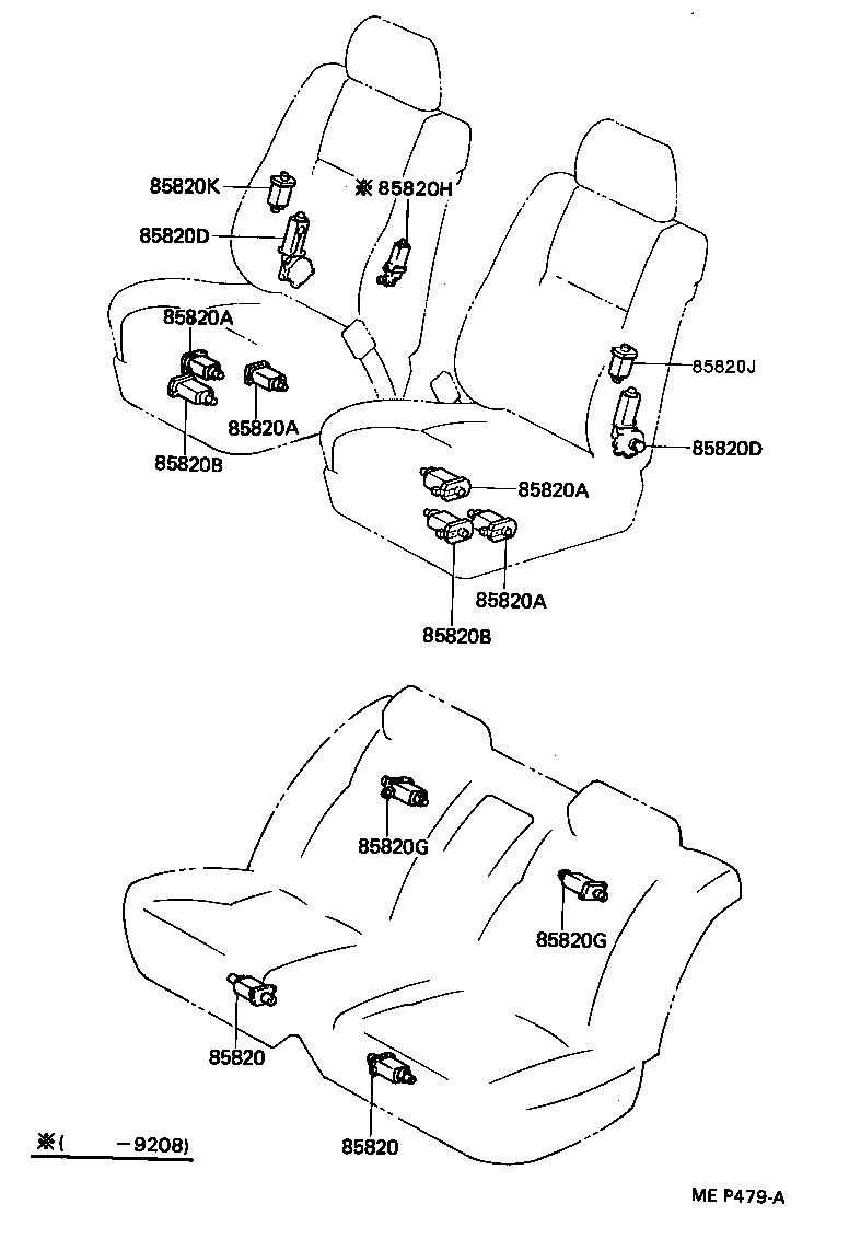  CELSIOR |  SEAT MOTOR SEAT HEATER