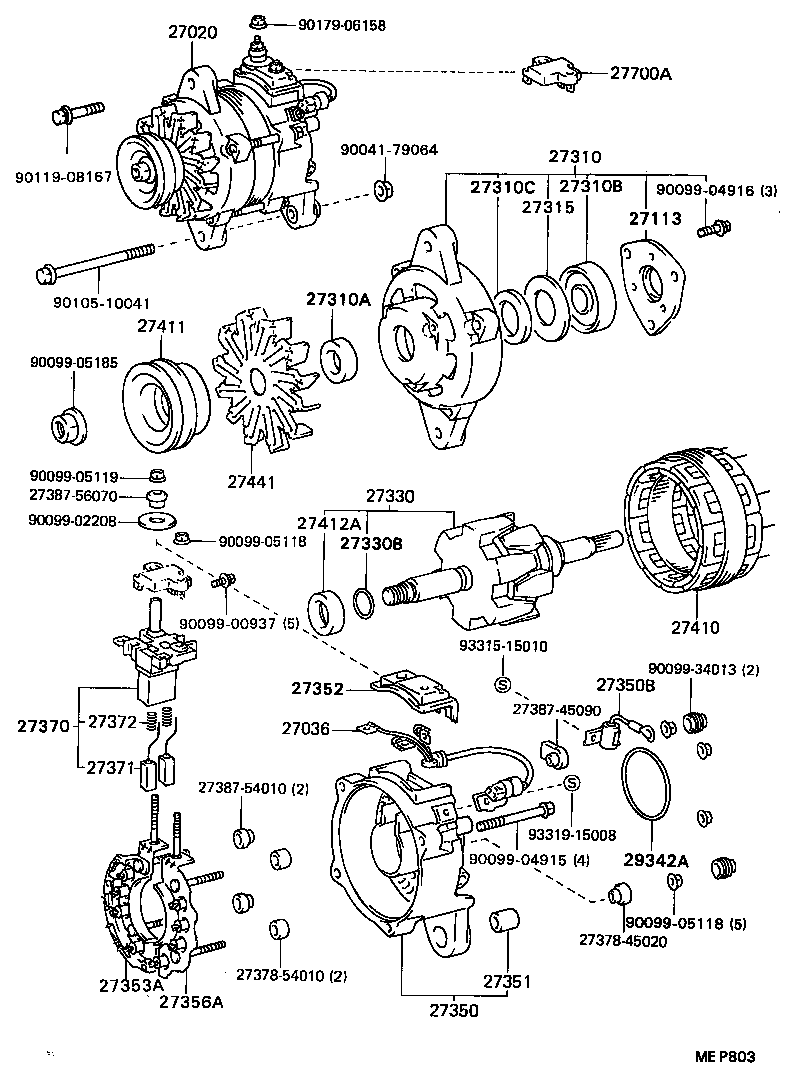  DYNA TOYOACE QUICK |  ALTERNATOR