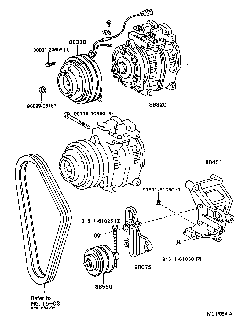  COASTER |  HEATING AIR CONDITIONING COMPRESSOR