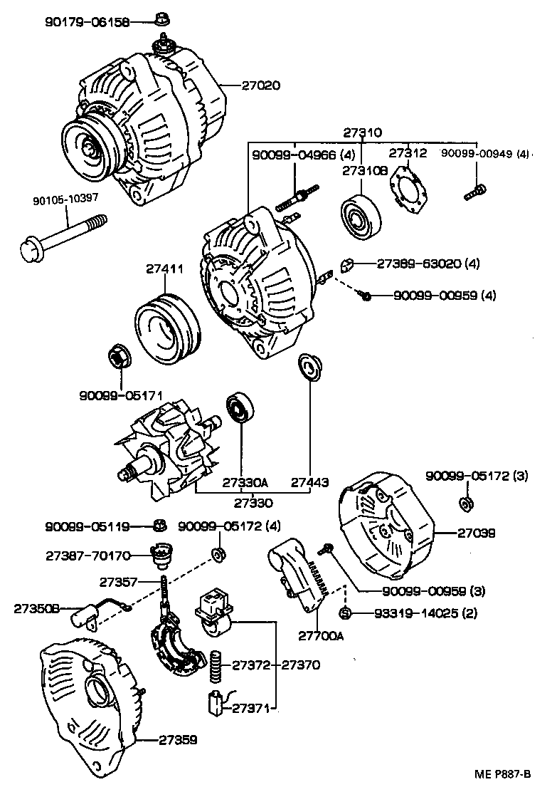 LAND CRUISER VAN |  ALTERNATOR