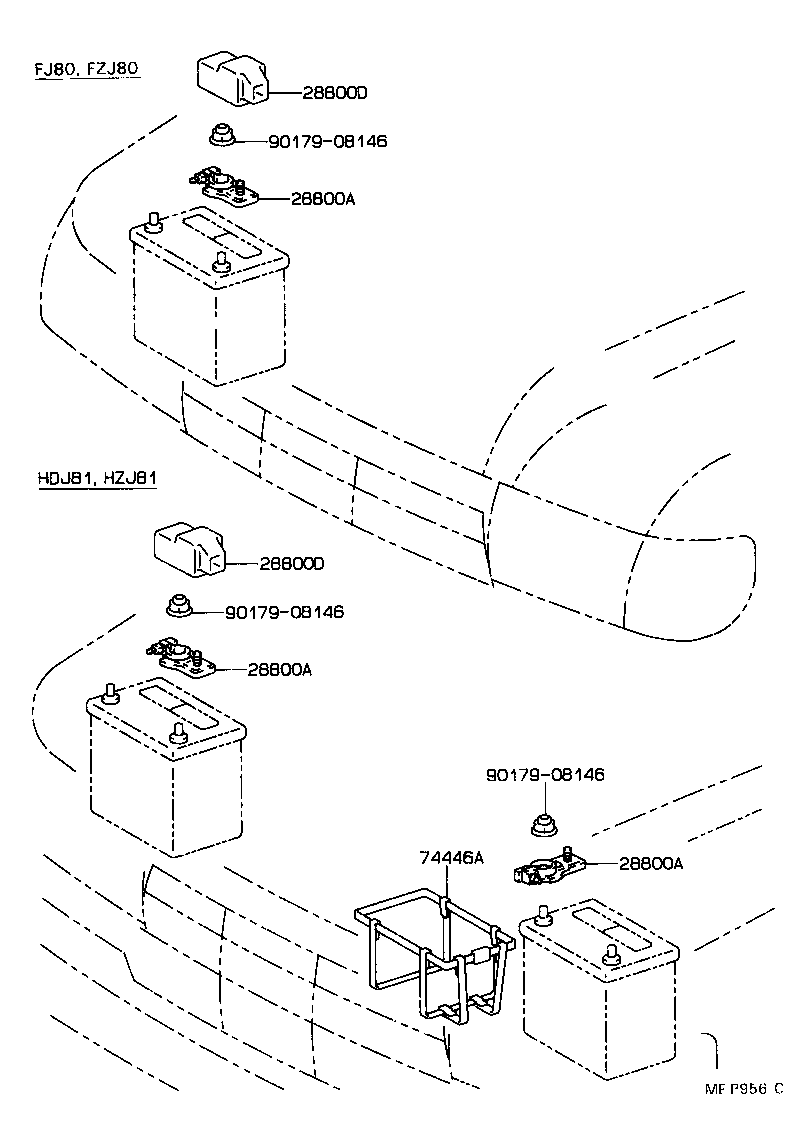 LAND CRUISER VAN |  BATTERY BATTERY CABLE