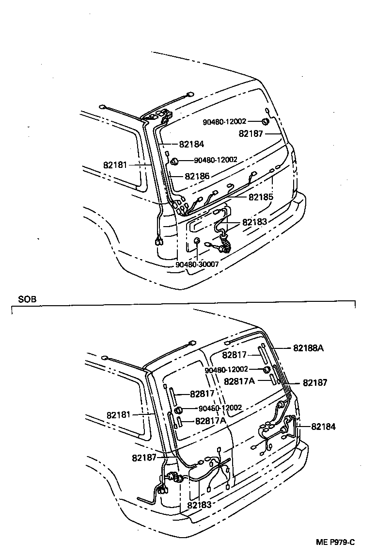  LAND CRUISER VAN |  WIRING CLAMP