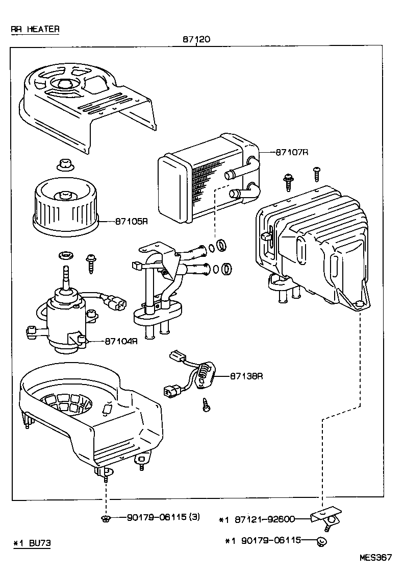  DYNA TOYOACE |  HEATING AIR CONDITIONING HEATER UNIT BLOWER