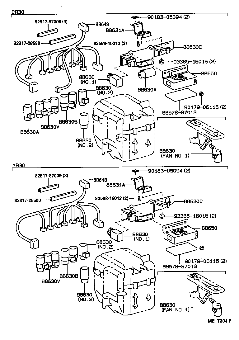  LITE TOWNACE V WG |  HEATING AIR CONDITIONING COOLER UNIT