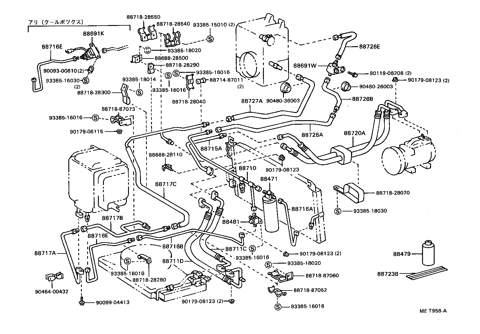  LITE TOWNACE V WG |  HEATING AIR CONDITIONING COOLER PIPING