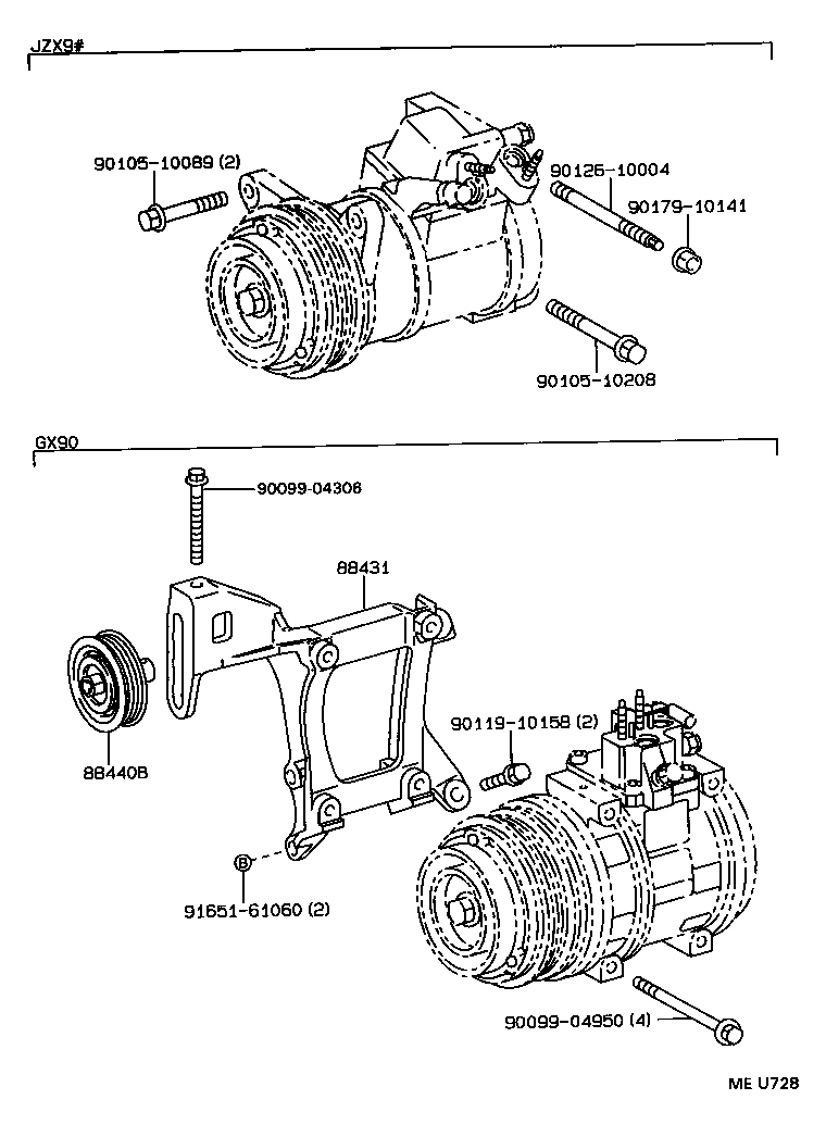  CRESTA |  HEATING AIR CONDITIONING COMPRESSOR