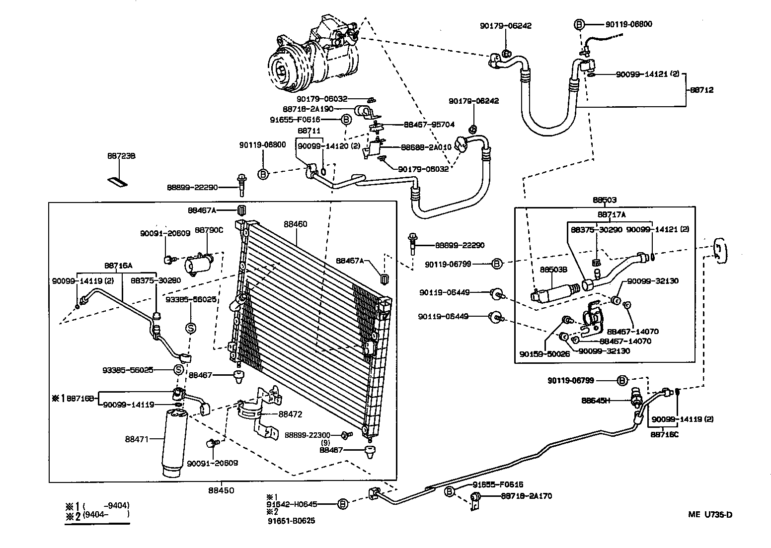  CRESTA |  HEATING AIR CONDITIONING COOLER PIPING