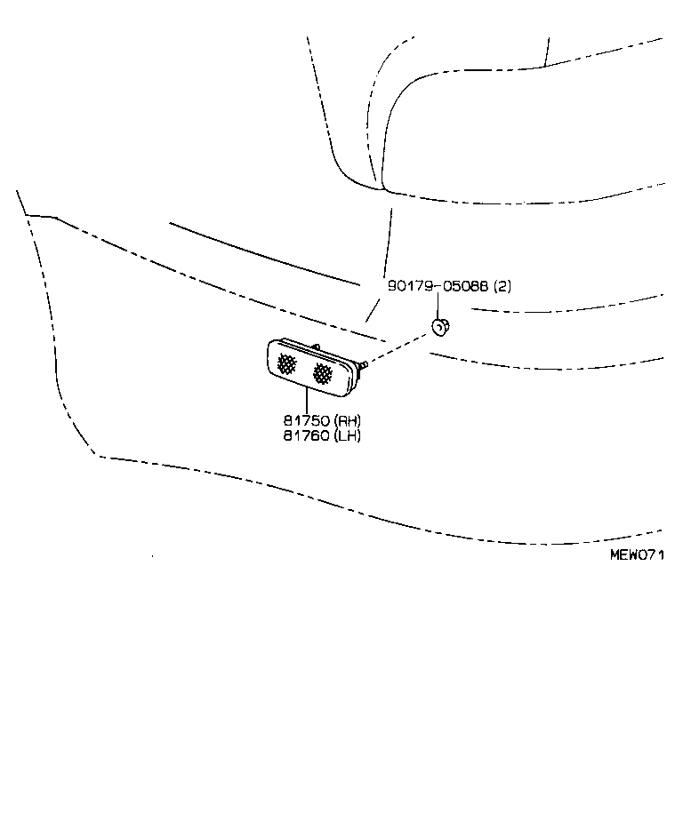  ARISTO |  REAR SIDE MARKER LAMP