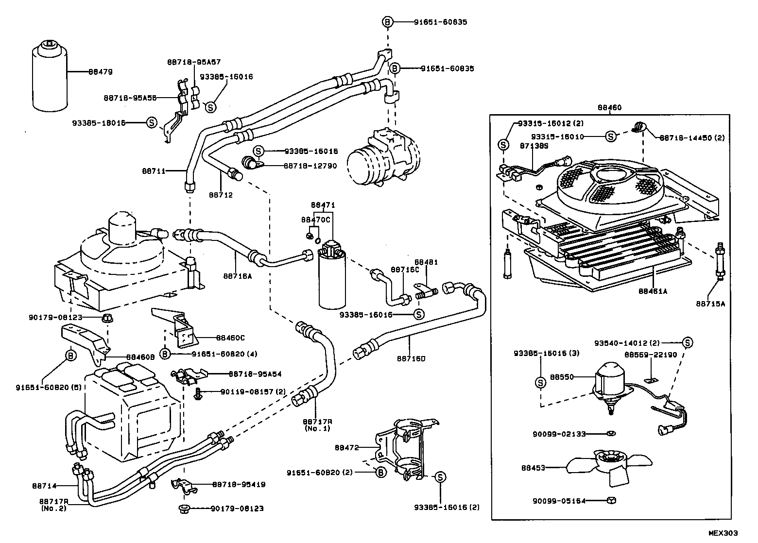  HIACE TRUCK |  HEATING AIR CONDITIONING COOLER PIPING