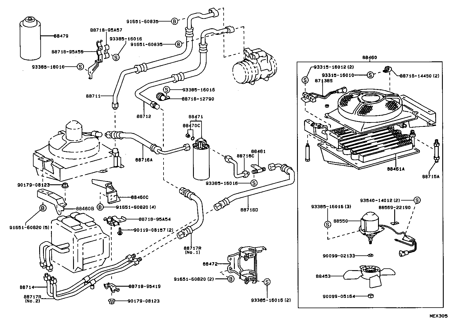  HIACE TRUCK |  HEATING AIR CONDITIONING COOLER PIPING