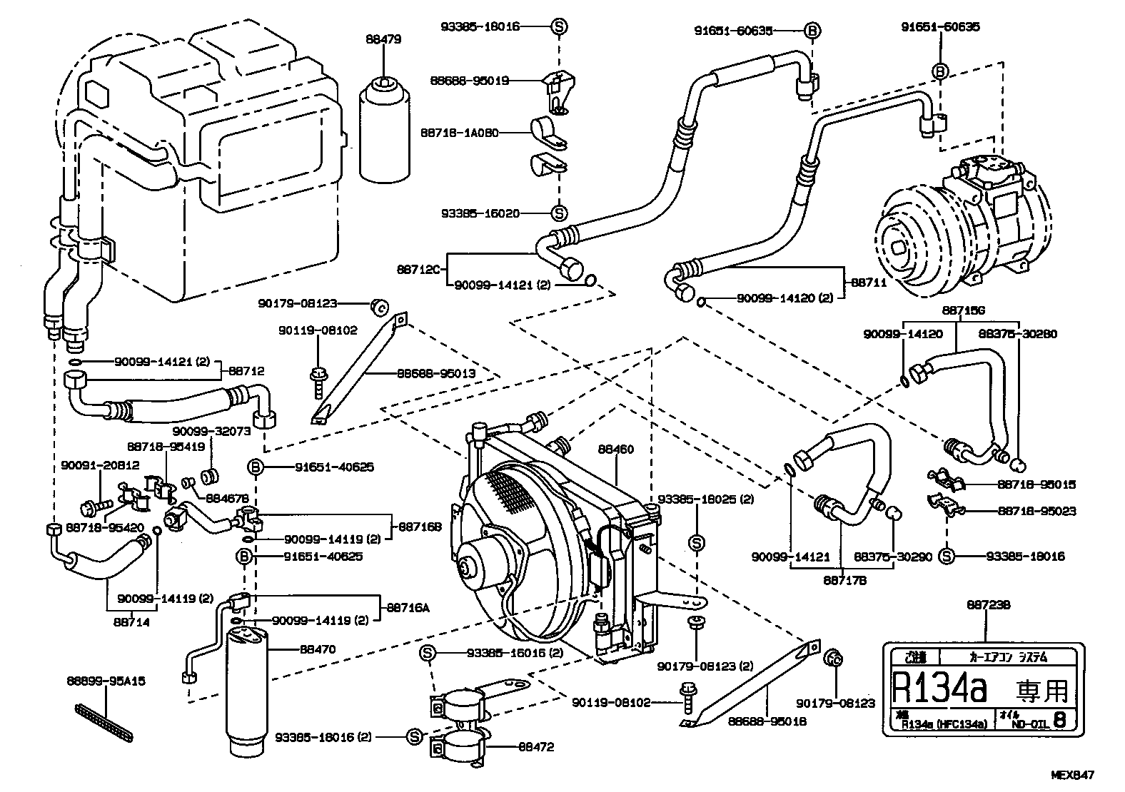  TOYOACE DYNA |  HEATING AIR CONDITIONING COOLER PIPING