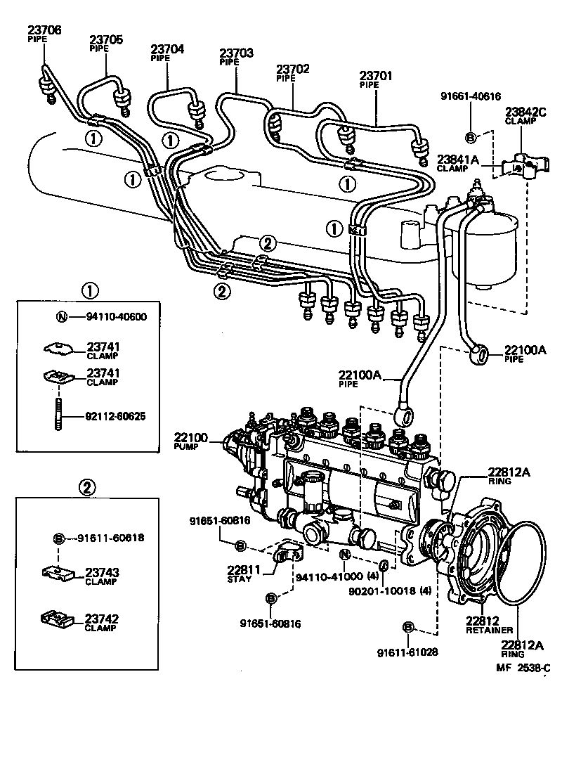  COASTER |  INJECTION PUMP ASSEMBLY