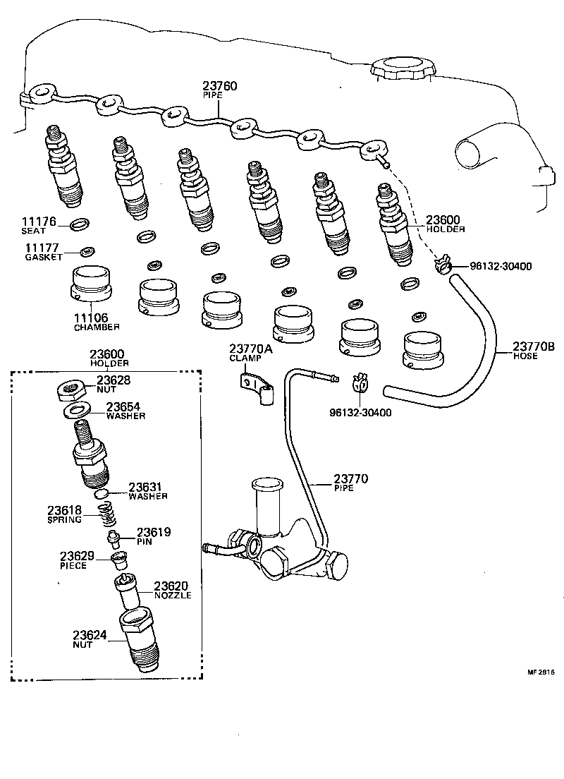  COASTER |  INJECTION NOZZLE