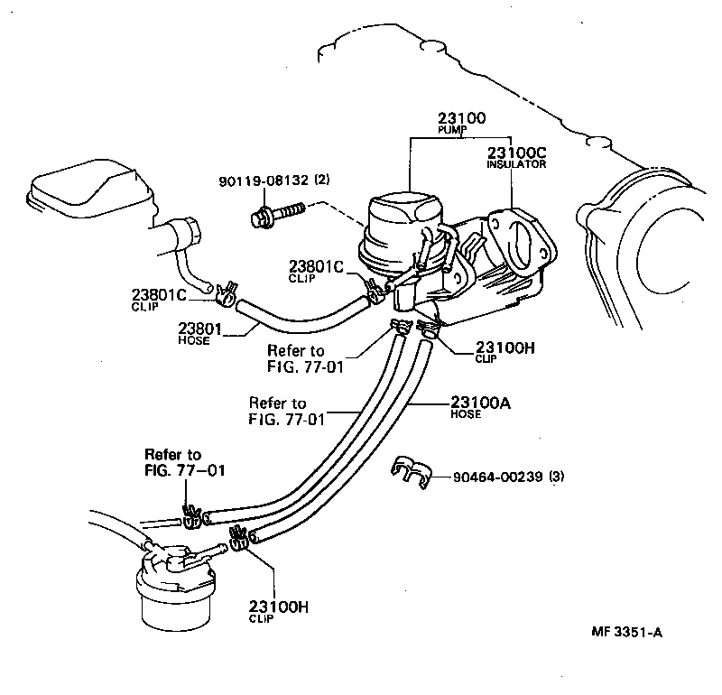  CHASER |  FUEL PUMP PIPE