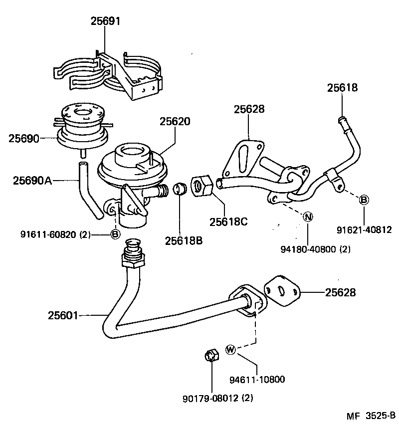  LAND CRUISER VAN |  EXHAUST GAS RECIRCULATION SYSTEM