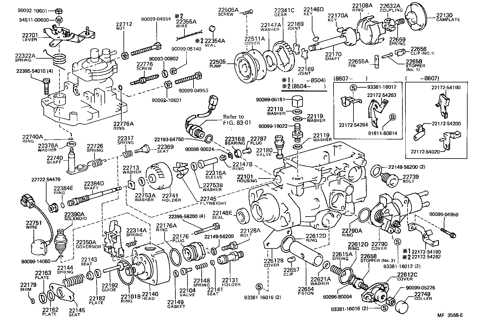  BLIZZARD |  INJECTION PUMP BODY