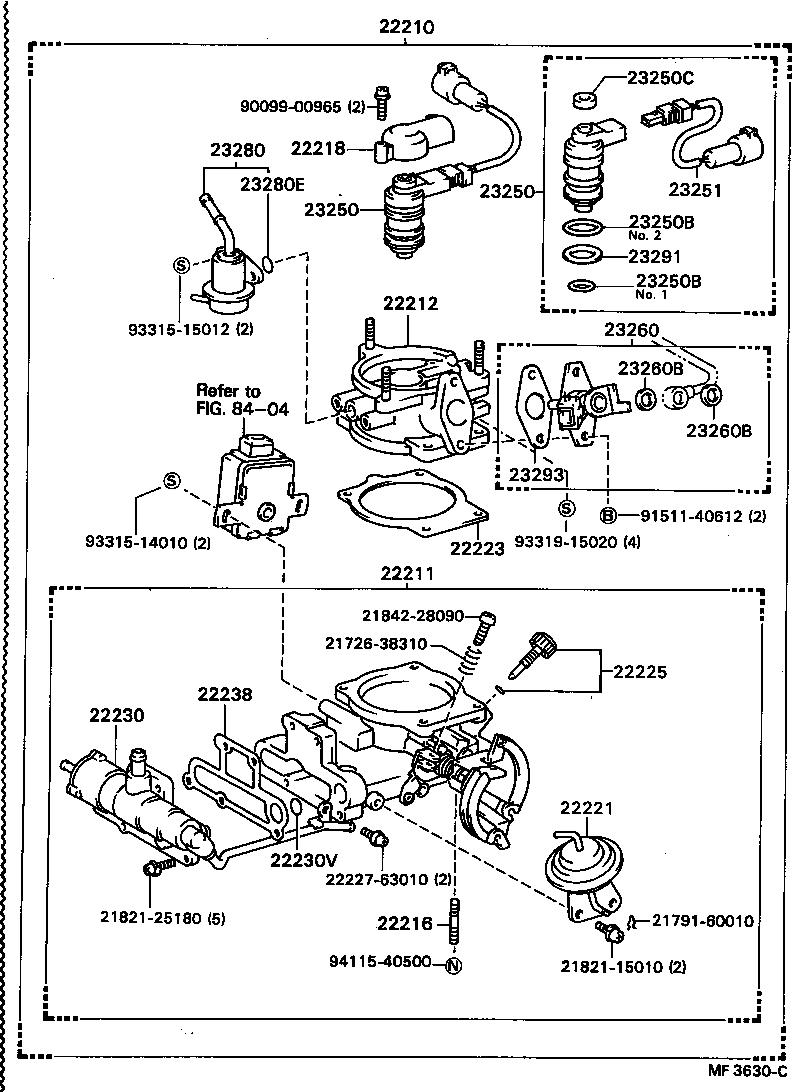  CAMRY VISTA |  FUEL INJECTION SYSTEM