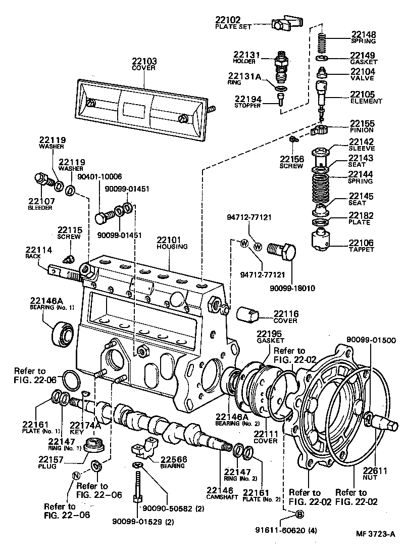  COASTER |  INJECTION PUMP BODY