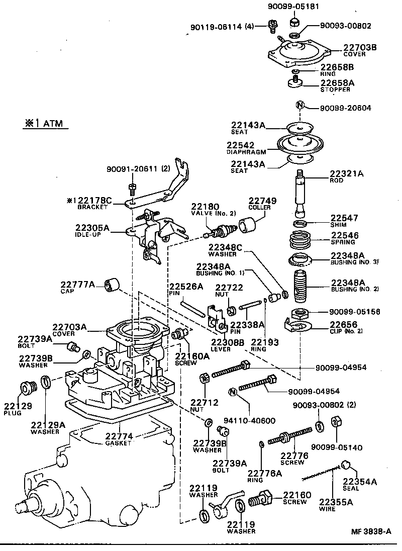  CAMRY VISTA |  INJECTION PUMP BODY