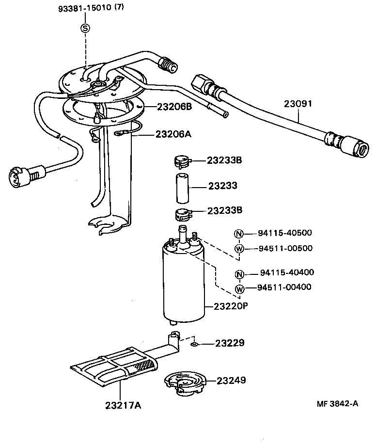  CAMRY VISTA |  FUEL INJECTION SYSTEM