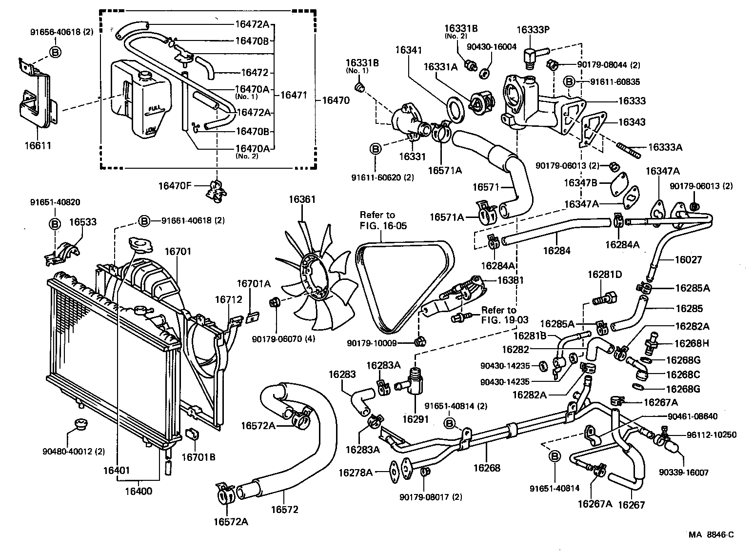  SUPRA |  RADIATOR WATER OUTLET