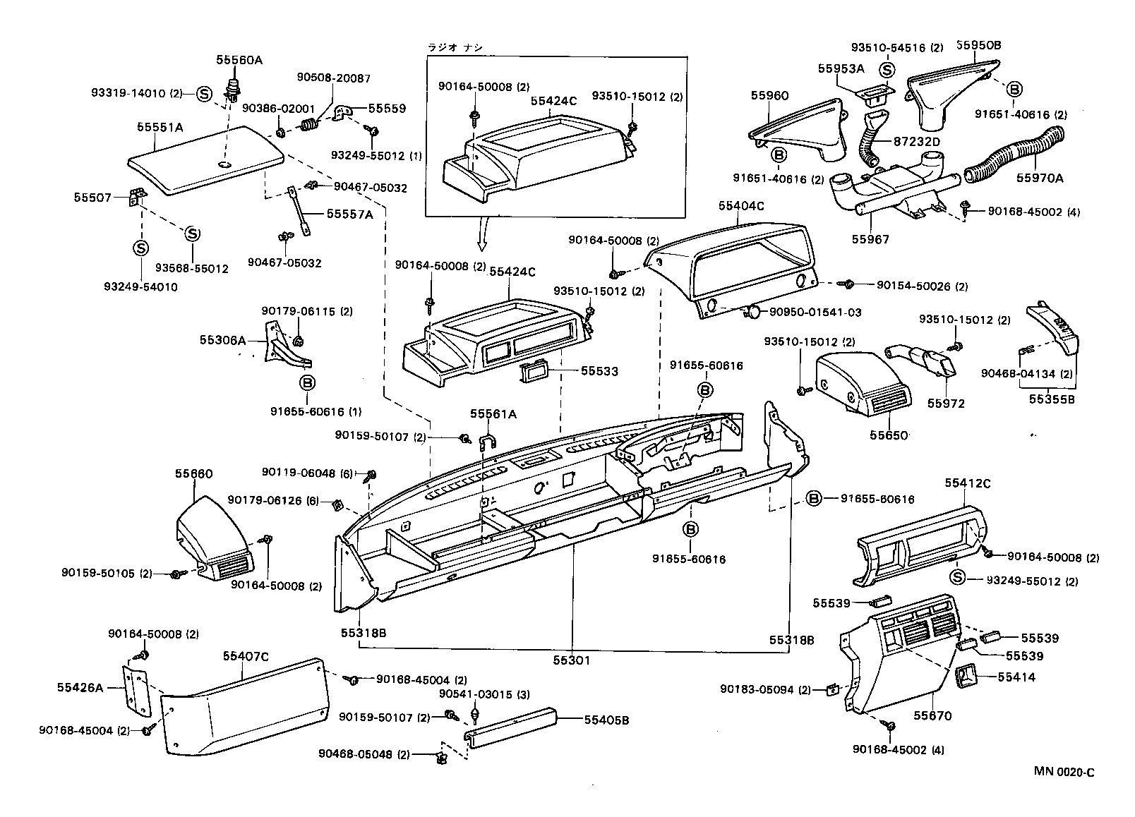  DELIBOY |  INSTRUMENT PANEL GLOVE COMPARTMENT