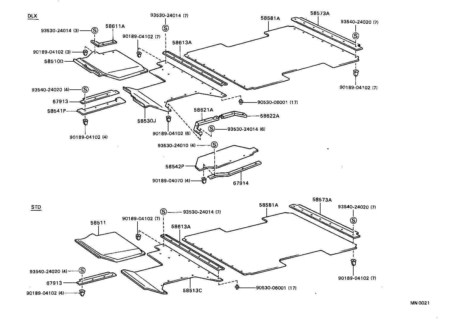  DELIBOY |  FLOOR MAT SILENCER PAD
