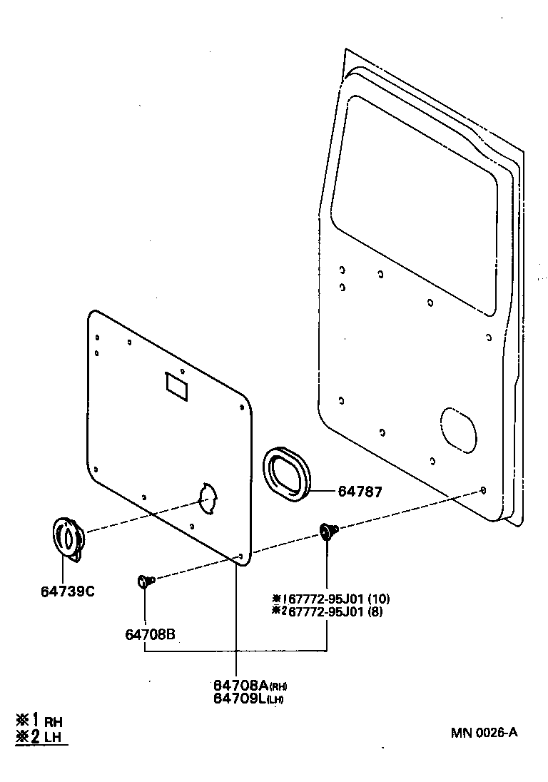  DELIBOY |  BACK DOOR PANEL GLASS