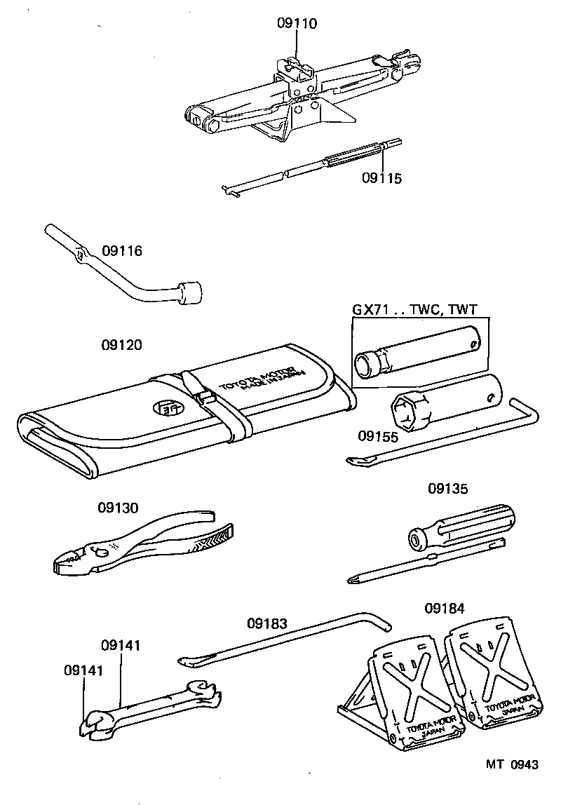  CRESTA |  STANDARD TOOL