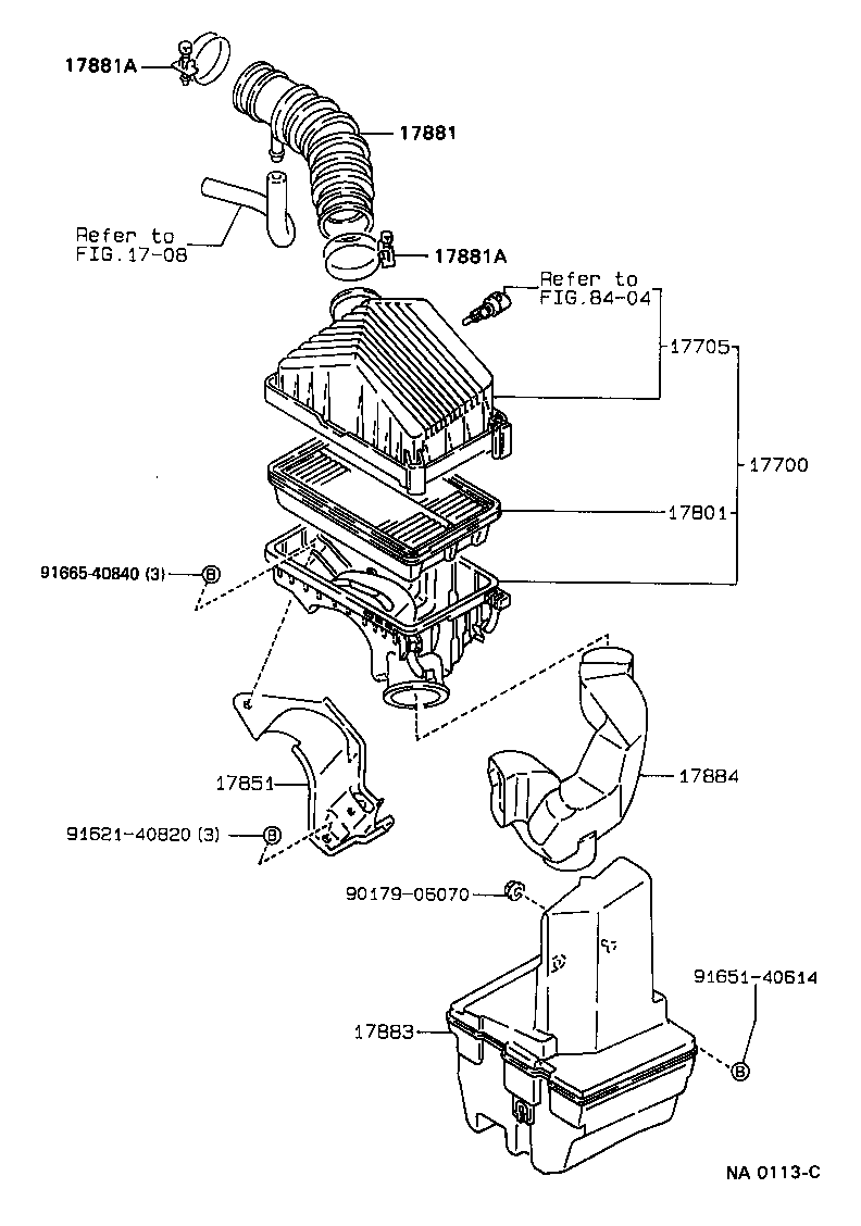  SPRINTER TRUENO |  AIR CLEANER