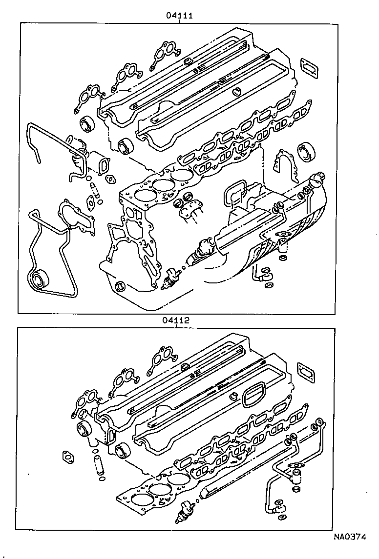  SOARER |  ENGINE OVERHAUL GASKET KIT