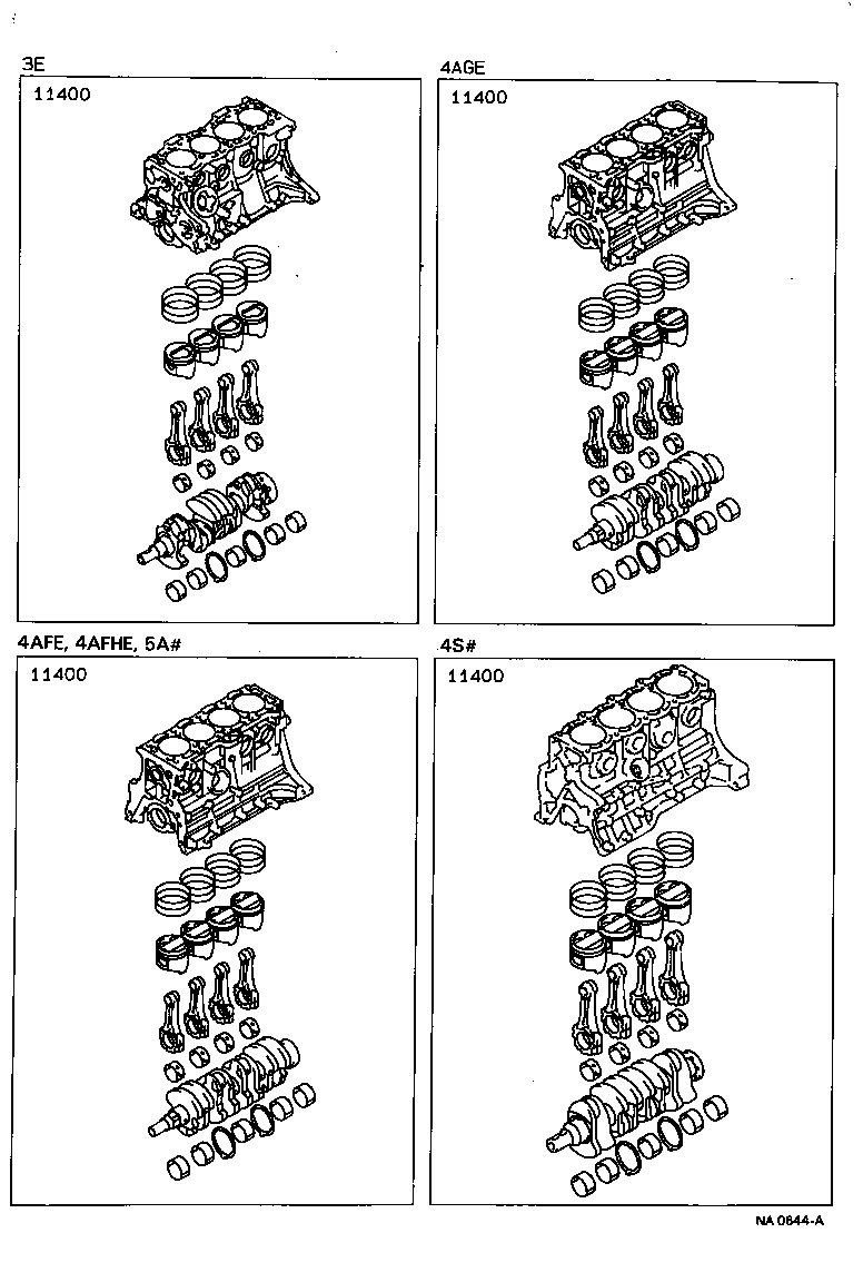  CARINA FF |  SHORT BLOCK ASSEMBLY