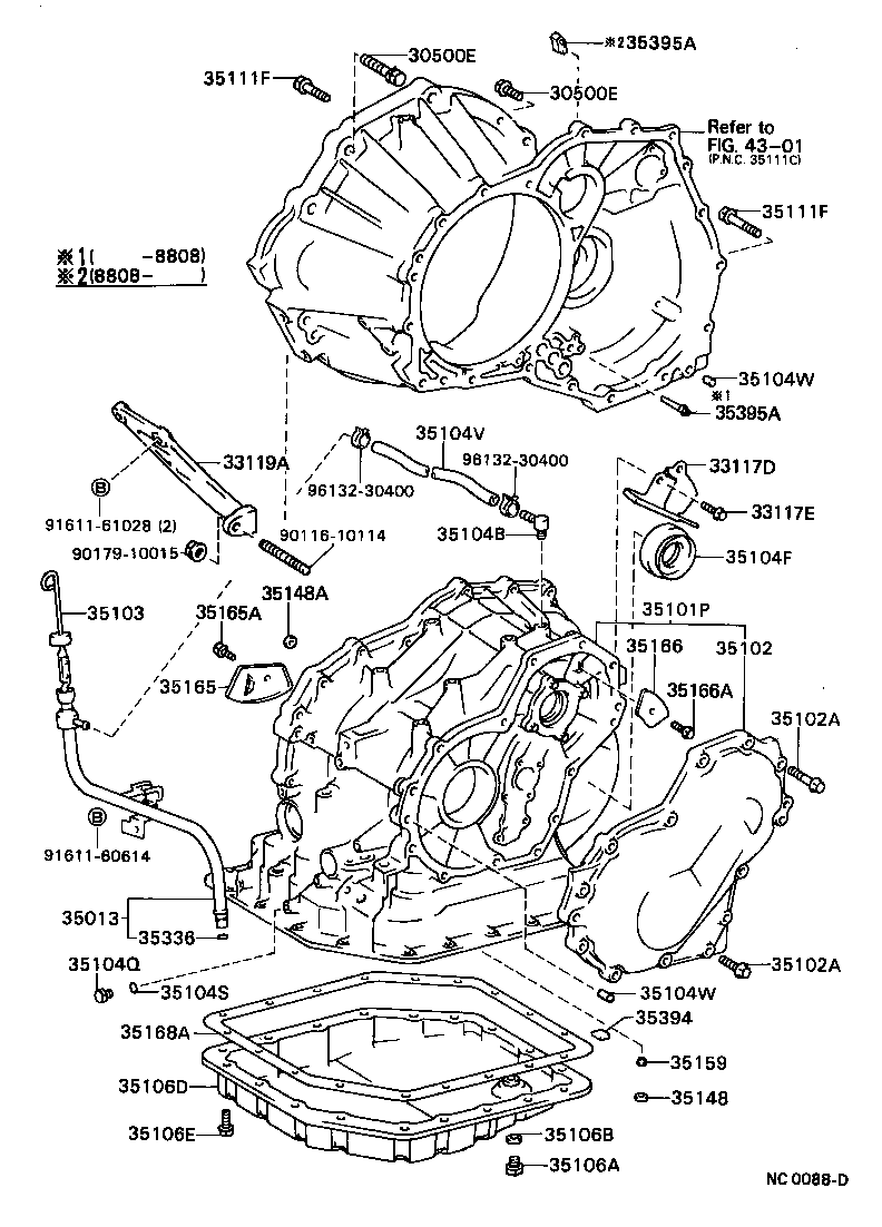 SPRINTER TRUENO |  TRANSMISSION CASE OIL PAN ATM