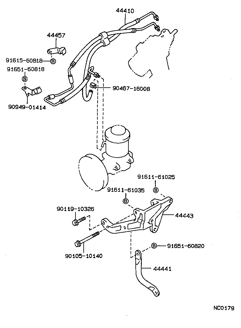  CROWN |  POWER STEERING TUBE