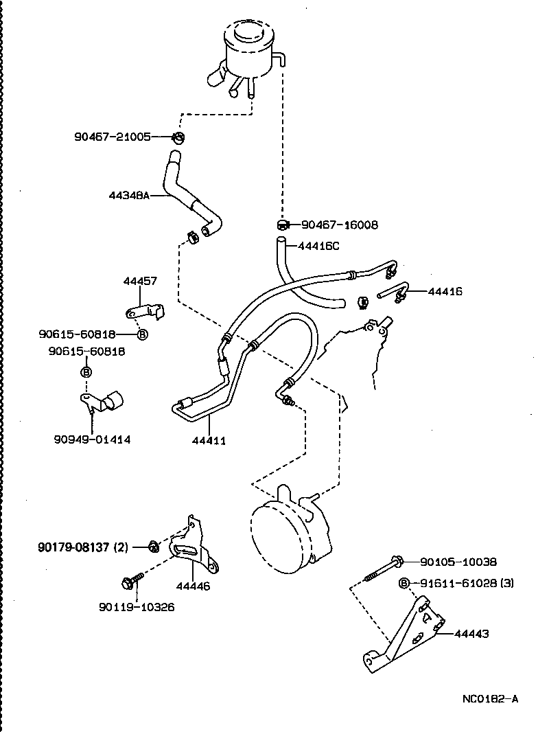  CROWN |  POWER STEERING TUBE