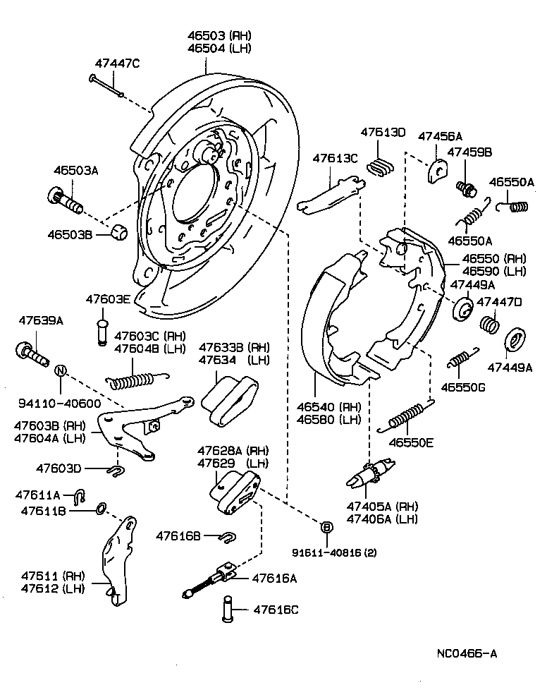  CROWN |  PARKING BRAKE CABLE