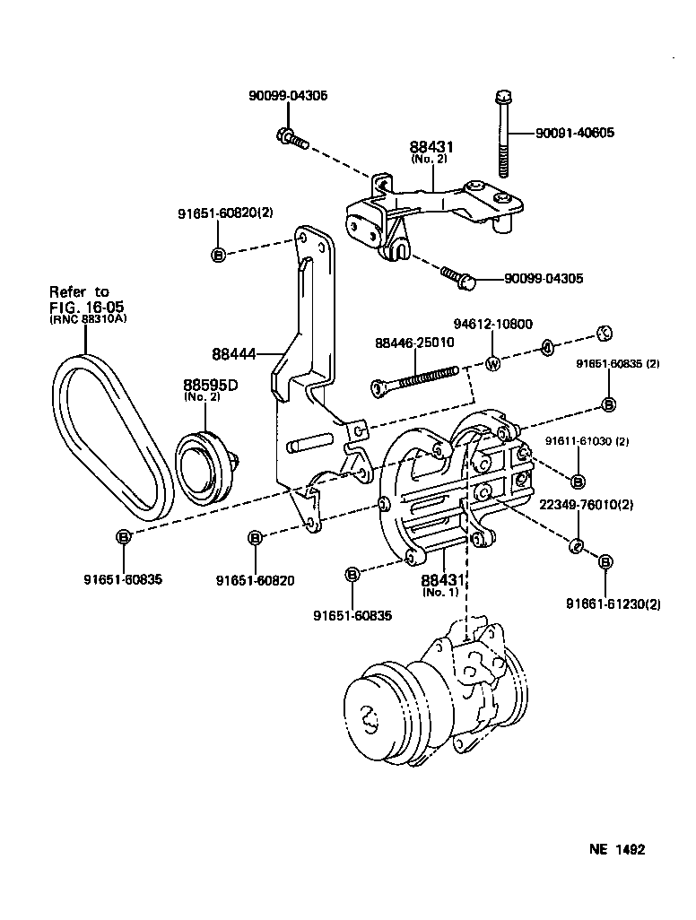  HIACE TRUCK |  HEATING AIR CONDITIONING COMPRESSOR